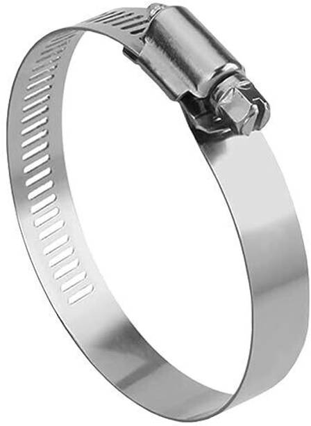 B K Jagan and Co Adjustable Fuel Petrol Pipe Hose Clips Stainless Spring Clamp (Pack of 10) 1.1/4 Hose Clamps
