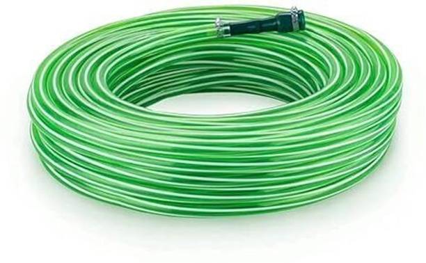 RAMA PIPE 0.5 inch 30 Meter (100 FEET) zebra Heavy Duty Water pipe flexible lawn car bike wash Hose Pipe