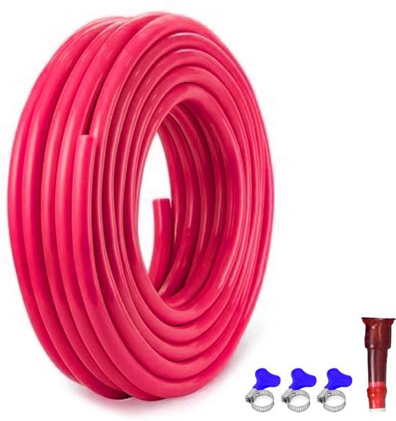 Cinagro 0.5 inch with Tap Adapter & 3 Clamps Hose Pipe