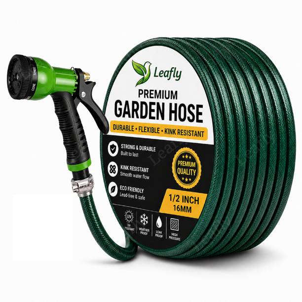 Leafly Heavy Duty 1/2 Inch Flexible Water Pipe, Double ...