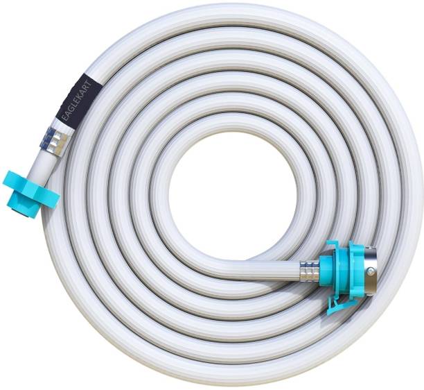 ईगलकार्ट 5 Meter Inlet Pipe For Front & Top Load Washing Machine Flexible Water Hose Washing Machine Inlet hose pipe for All brand Fully Automatic Washing Machine होज़ पाइप