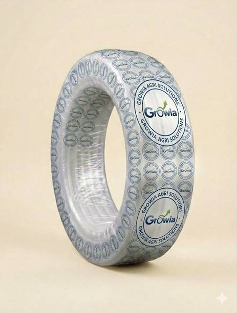 GROWIA 30 Meter 1/2 inch water PVC pipe -0.5 inch with Hose Nozzle GROWIA - Garden Pipe Hose Pipe