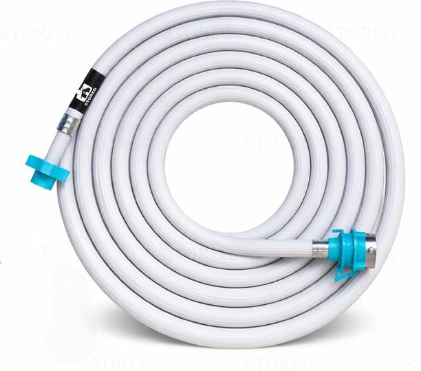 STOREG Flexible & Leak-Proof Washing Machine Inlet Hose Water Pipe With Tap Adaptor for Top and Front Load Fully Automatic PVC Hose Pipe