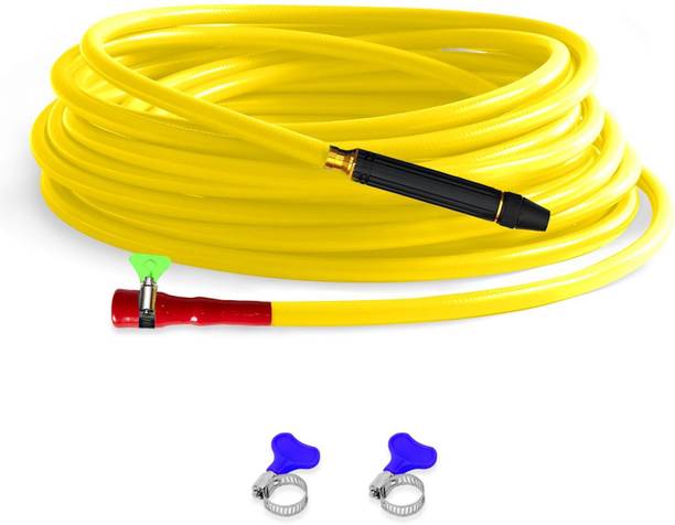 Cinagro 0.5 inch with Jet Spray Gun, Tap Adapter & 3 Clamps Hose Pipe