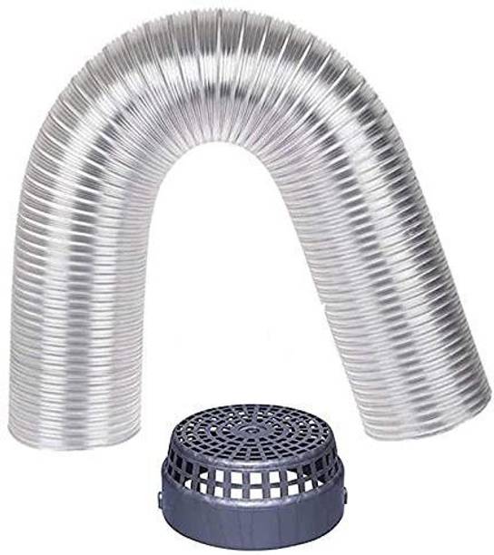 AMPEREUS 4 Inch 10 Ft Chimney pipe Hose Pipe