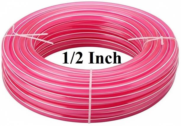 MAQ 30m 1/2" PVC Water Pipe with Nozzle – Garden & Car Wash Multi ZEBRA Hose Pipe