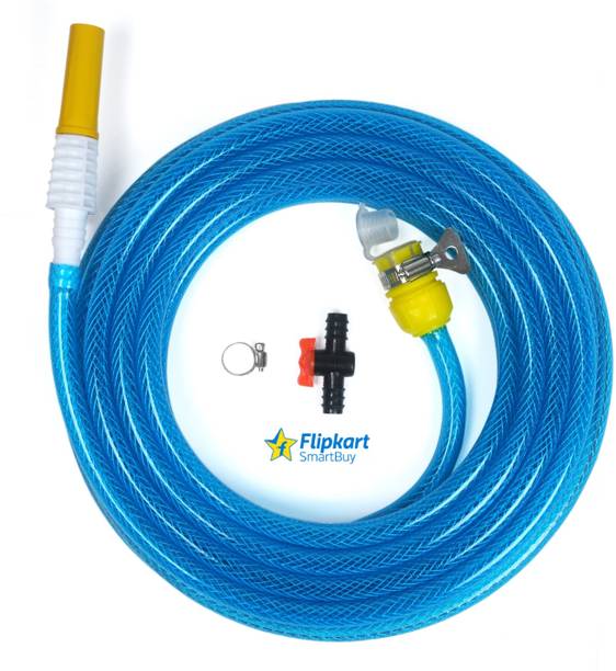 Flipkart SmartBuy 10 Meter Braided Blue (dia-meter:14mm) with Spray and Accessories Hose Pipe