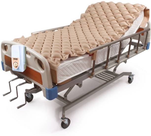 Bos Medicare Surgical Premium Medical Air Mattress Overlay – Pressure Relief for Comfortable Sleep Polyester 1 Seater Inflatable Sofa