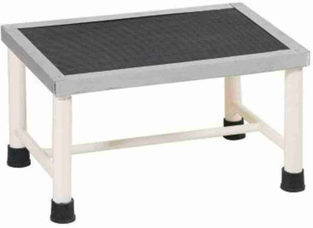 FLOWMEX Bed Side Foot Step Stool with Anti Slippery Metal Coating for Hospital uses Hospital Food Stool
