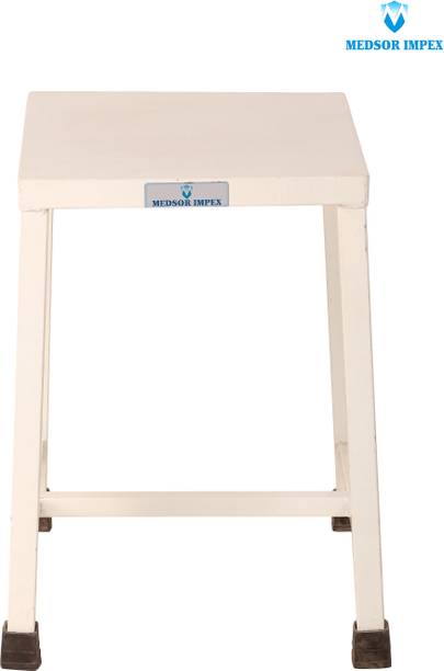 MEDSOR IMPEX Sitting Stool | Multipurpose Table Stool | Lightweight Metal Construction Hospital Food Stool