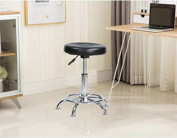MAESTRO Black Doctor Stool with Adjustable Height Home Office Foam Bar stool Hospital Food Stool