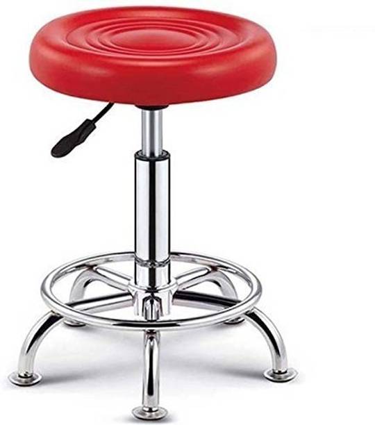 neo chair Classic Red Revolving Bar Stool | Kitchen | Café | Stores | Leatherette Metal Bar Stool