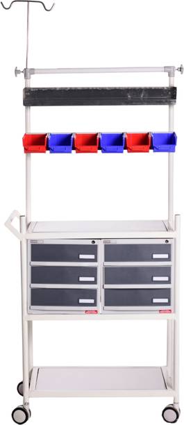 PROCARE Stainless Steel Emergency Drug Trolley