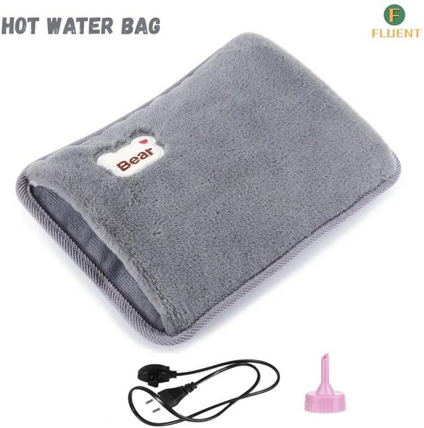 Fluent Electric Hot Water Bag with Auto Power Cut-Off for pain relief Warm Bag Electrical 1000 ml Hot Water Bag