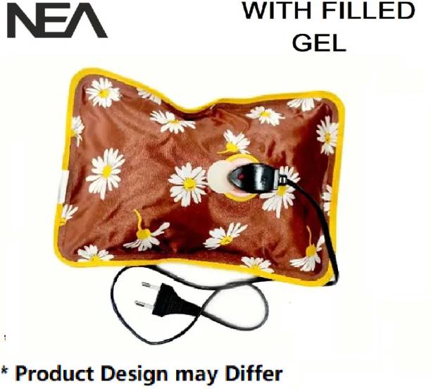 Nea Gel-filled electric heat pad Electrical 1L hot water bag (Multicolor) Electrical 1 L Hot Water Bag