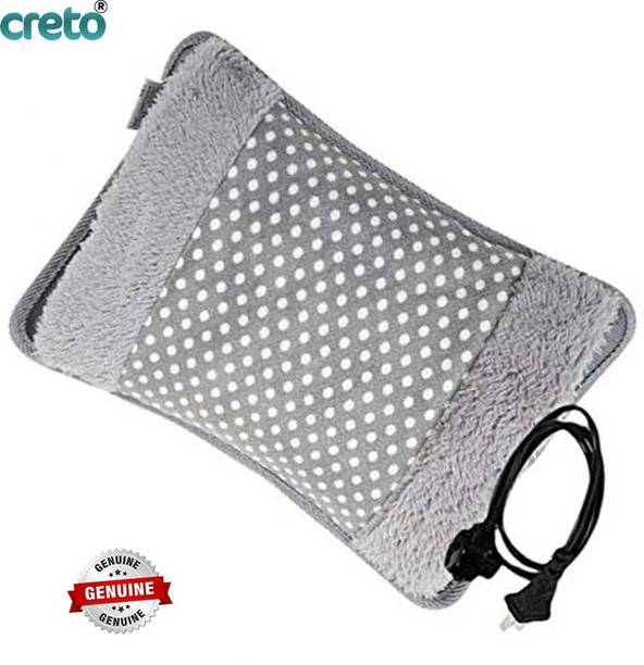CRETO Velvet Gel Pad Full Body Pain Reliever Fur Electric 1 L Hot Water Bag