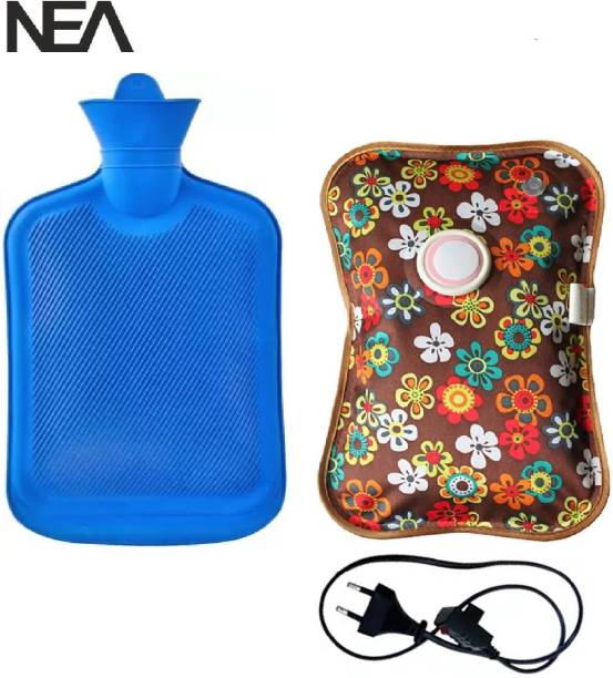 Nea Hotwith rubber for Pain Relief(PACK OF 2) Multicolors ELECTRIC 2 L Hot Water Bag