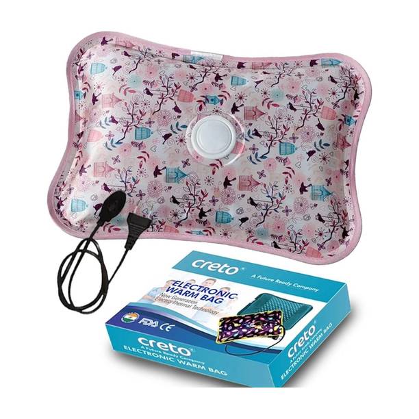 CRETO Heating Pad Gel Full Body Pain Reliever Electric 1 L Hot Water Bag