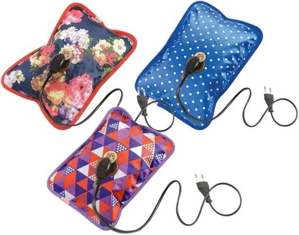 WATERLEAF Famliy Pack of 3 Electric Rechargeable Heating Pad Hot ELECTRICAL 1 L Hot Water Bag