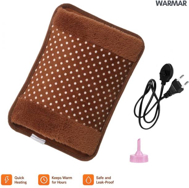 WARMAR Electric Hot Water Bag For Joints Periods Cramp Back Pain Relief Warm Bag Electrical 1 L Hot Water Bag