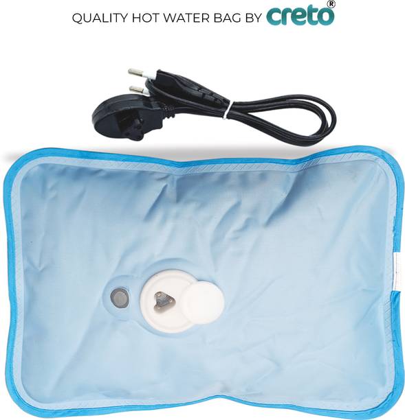 CRETO Portable Electric Hot Pad For Back Pain & Period Cramps Electric 1 L Hot Water Bag