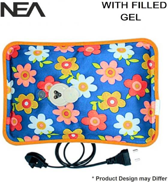 Nea Electric Hot Water (With Filled Gel) Hot Water Bag for Pain Relief & Massager Electrical 1000 ml Hot Water Bag