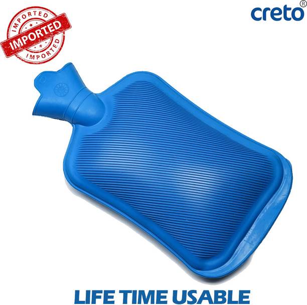 CRETO Pain Reliever Non Electric Heating Bag Durable Rubber 1 L Hot Water Bag