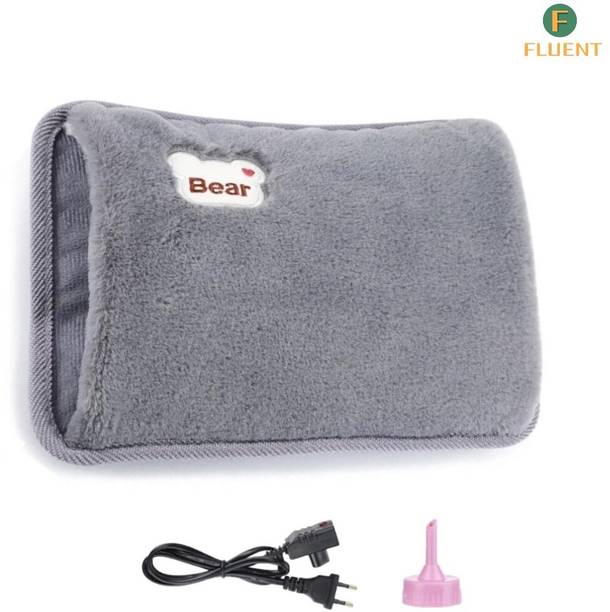 Fluent Electric Hot Water Bag with Auto Power Cut-Off for pain relief Warm Bag Electrical 1 L Hot Water Bag