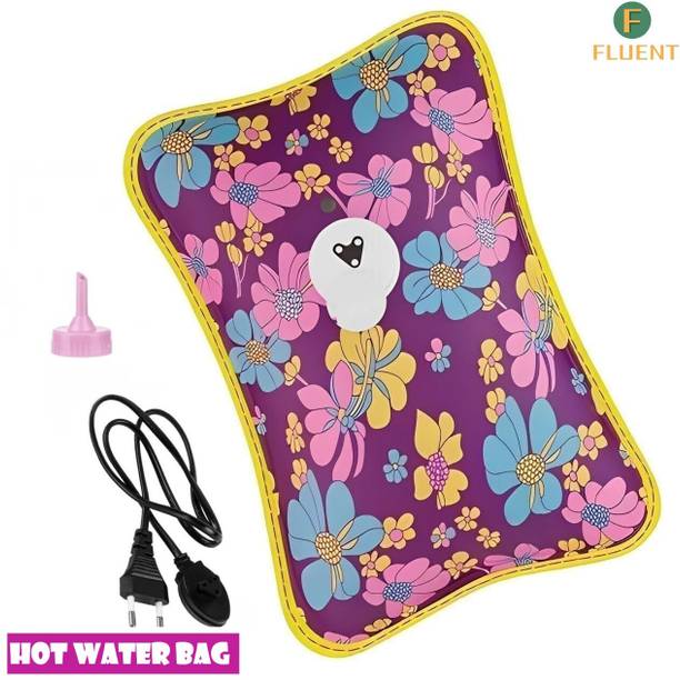 Fluent Electric Hot Water Bag for Periods Back pain Joints relief Warm Bag Electrical 1000 ml Hot Water Bag