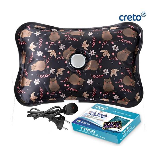 CRETO Gel New Warm Rechargeable Heating Electric 1 L Hot Water Bag