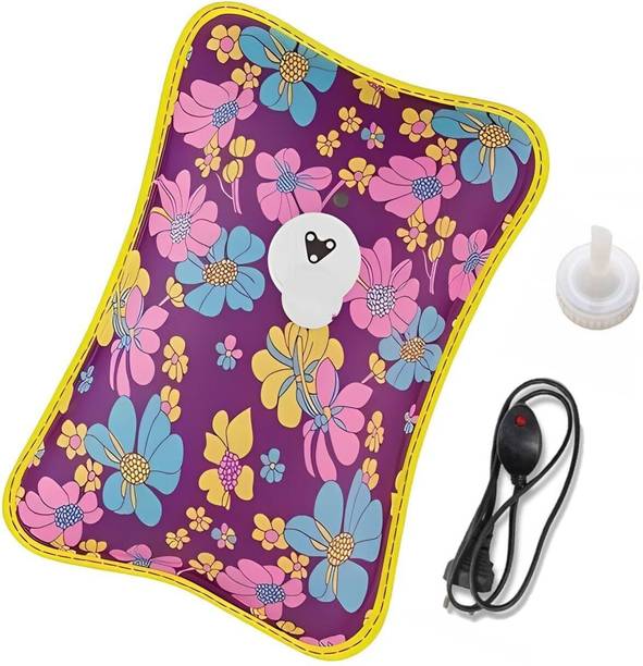 Fluent Electric Hot Water Bag with Auto Power Cut-Off for pain relief Warm Bag Electrical 1 L Hot Water Bag