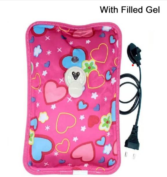 Nea Electric gel warmer bag, Electrical 1L hot water bag (Multicolor) Electrical 1 L Hot Water Bag (Pink)