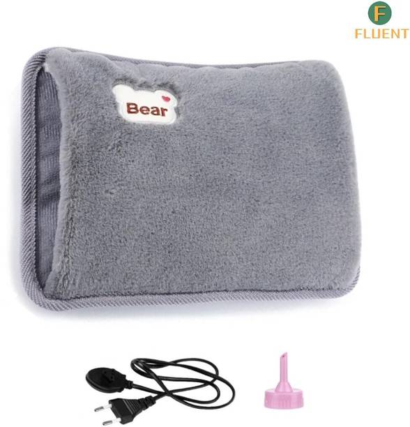 Fluent Electric Hot Water Bag with Auto Power Cut-Off for pain relief Warm Bag Electrical 1 L Hot Water Bag