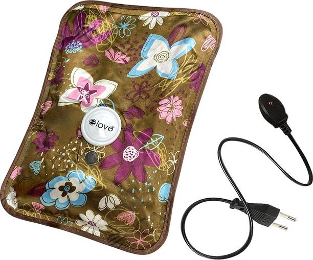 ELOVE Electric Heating Hot Gel Pad, Heat Pouch Hot Water Bottle Auto cut Hot Water Bag Electric Water Gel Pad - Leak Proof Feature 1 L Hot Water Bag