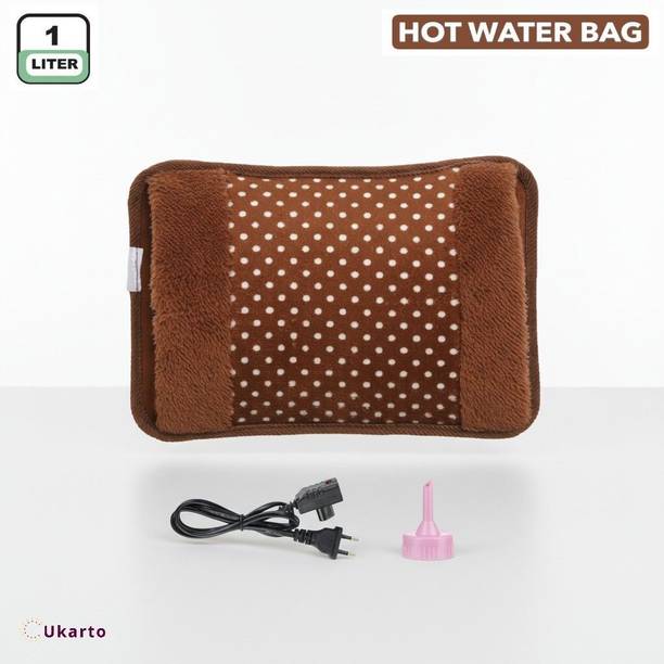 Ukarto Electric Hot Water Bag For Joints Periods Cramp Back Pain Relief Warm Bag Electrical 1 L Hot Water Bag