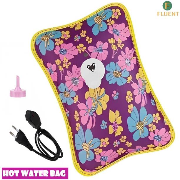 Fluent Electric Hot Water Bag for Periods Back pain Joints relief Warm Bag Electrical 1000 ml Hot Water Bag