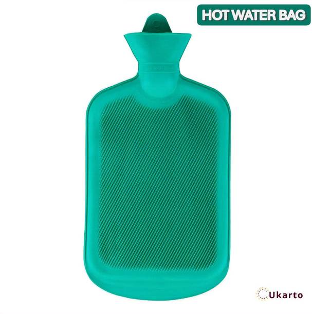 Ukarto Rubber Hot Water Bag for Periods, Back, Stomach Pain Relief Non Electrical 2 L Hot Water Bag