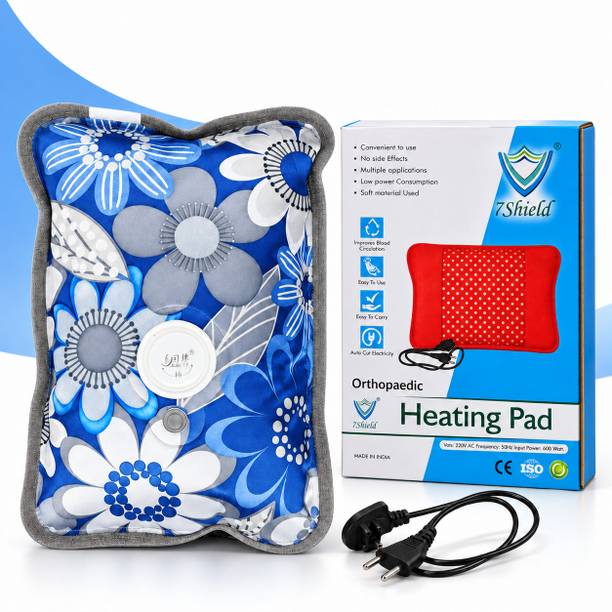 7SHIELD Multicolor heating pad electrical 1 L Hot Water Bag