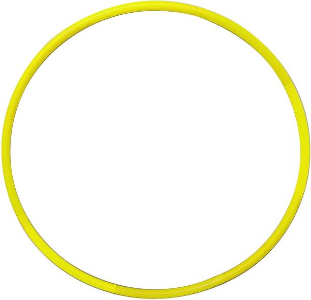 Daily Fest Yellow Exercise Hoop Adjustable Hula Rings for Sports Exercise Playing Hula Hoop