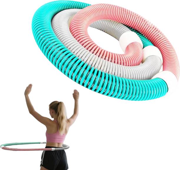 PLAY HARD HANNEA Weighted Soft Exercise Hoop for Adults Fitness Workout Hoop Hula Hoop