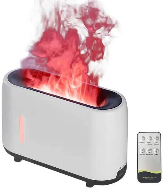 AUSHA Room Flame Essential Oil Diffuser with Remote Control, Ultra-Quiet Air Humidifier