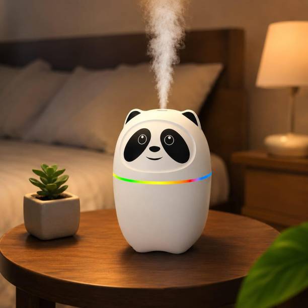 Suvaniq Room Panda Ultrasonic Humidifier Aroma Diffuser RGB Night Light for Home Humidifier