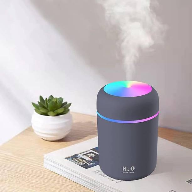 Gorofy Colorful Mini Humidifier, USB Personal Desktop Humidifier for Car,Office Room Portable Room Air Purifier