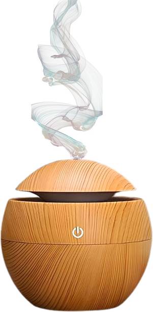Navvya Room Wood Grain Ultrasonic Cool Mist Humidifier & Essential Oil Diffuser Humidifier