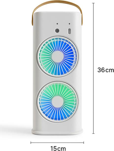 J K FASHION Carry Case Double Ended Mist Spray Fan Humidifier