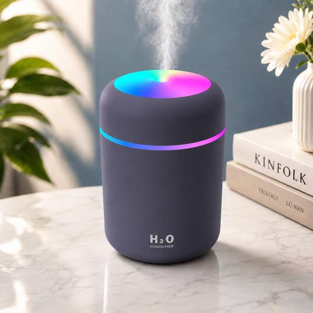 NDKART Room Portable H2O Humidifier 300ML Ultrasonic Cool Mist Diffuser Humidifier