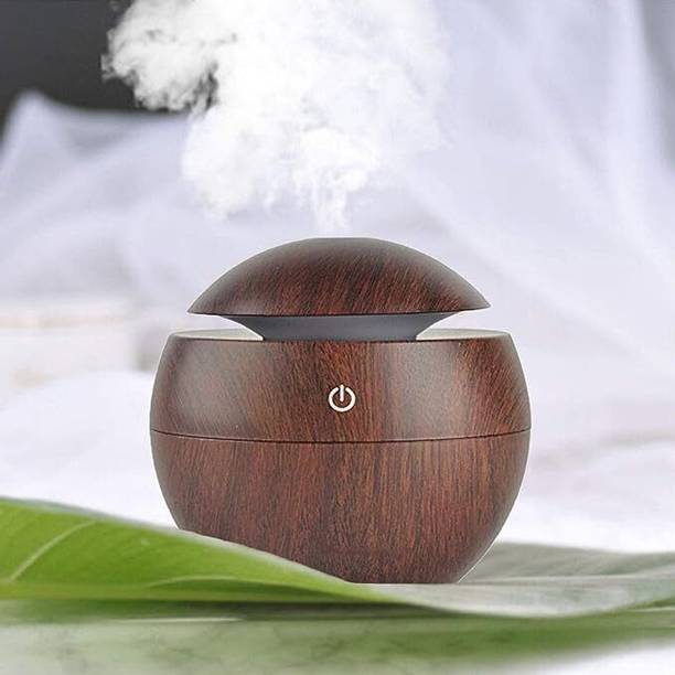 NPEnterprises Room Wooden Cool Mist Humidifiers Essential Oil Diffuser Aroma with Colorful lights Humidifier