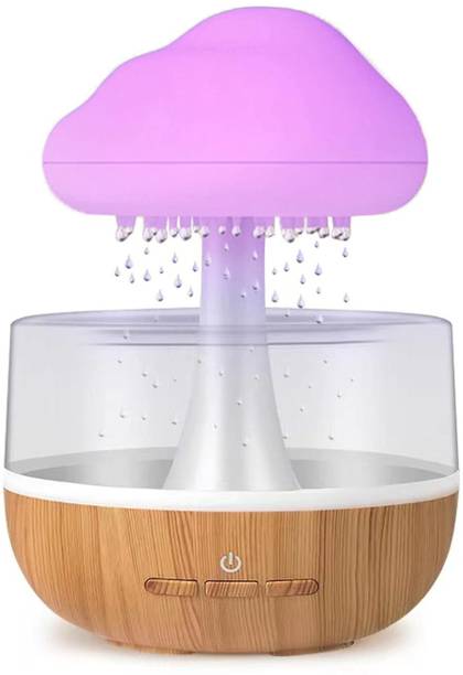 SEVENSPACE Room Rain Cloud Humidifier Diffuser Water Cute Raining Night Light Humidifier