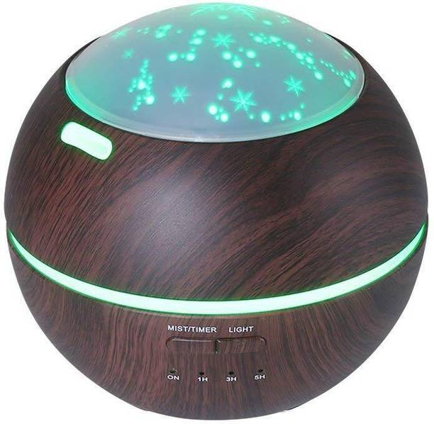 DRUMSTONE Mini 7-Color LED Light Changing Humidifier 150ML Diffuser Portable Room Air Purifier