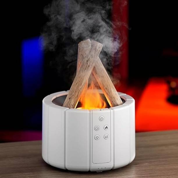 JANCOM Room Bonfire Humidifier Wood Diffuser with Remote Control Humidifier